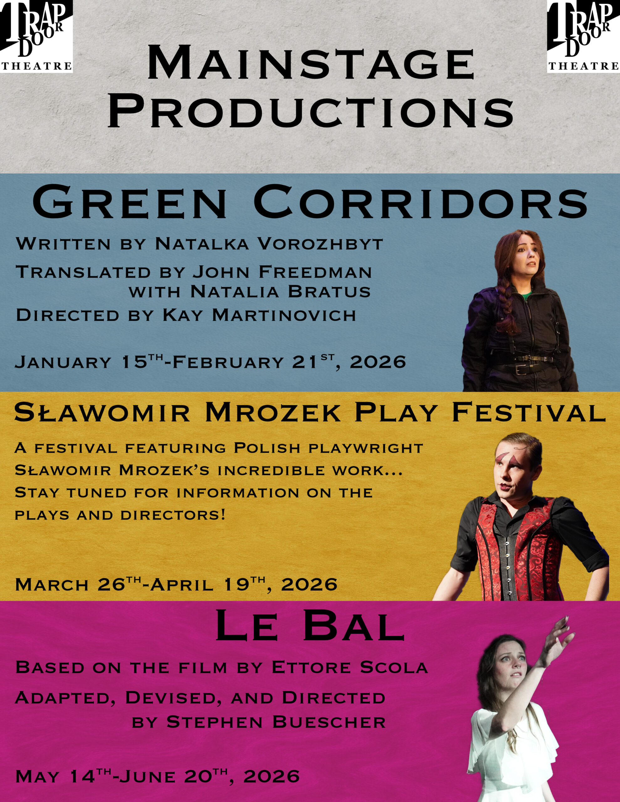 Season 32 Mainstage Productions